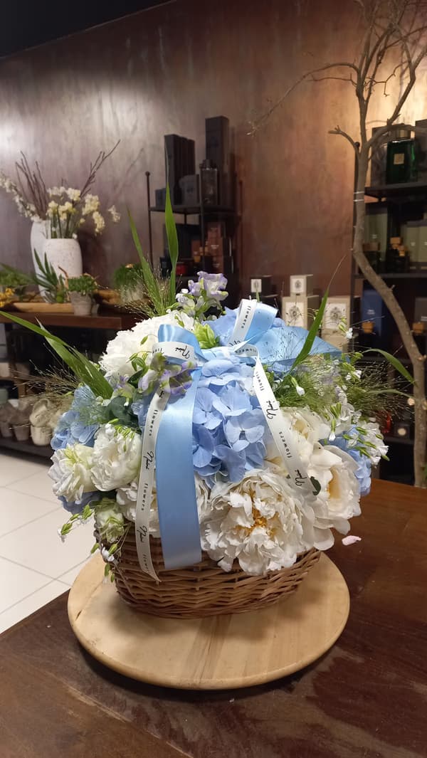 Flower Basket BLUE