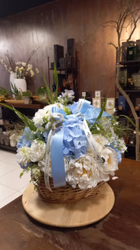 Flower Basket BLUE
